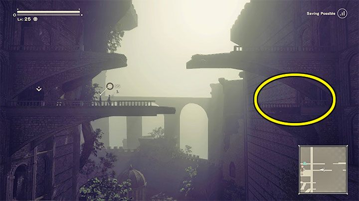 Poszukiwania trzeciej skrzyni musicie rozpocząć niedaleko siedziby kowala Masamune - NieR Automata: Las i Zamek - solucja, misje poboczne - NieR Automata - poradnik do gry