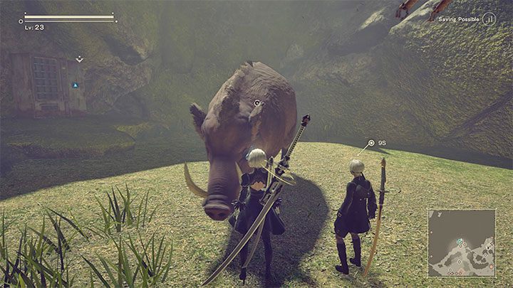 Waszym zadaniem jest dostarczenie po jednej sztuce mięsa łosia (Moose Meat) i mięsa dzika (Boar Meat) - NieR Automata: Las i Zamek - solucja, misje poboczne - NieR Automata - poradnik do gry