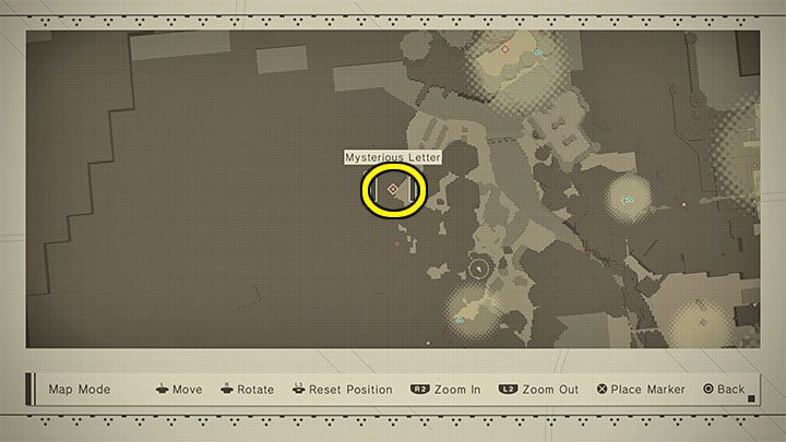 Zleceniodawca questu: Odblokowanie questu Mysterious Letter - NieR Automata: Las i Zamek - solucja, misje poboczne - NieR Automata - poradnik do gry
