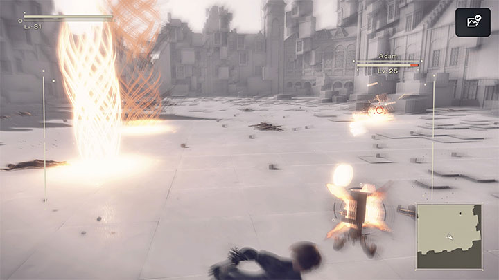 Awans do drugiej fazy walki zasygnalizuje cut-scenka z kolejnego przemówienia Adama - NieR Automata: 8 Rozdział, Route A - solucja, opis przejścia - NieR Automata - poradnik do gry