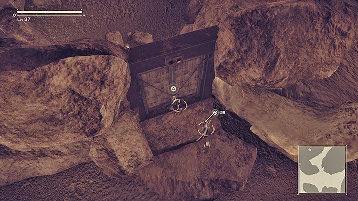 Wejście na pustynię znajduje się w tym samym miejscu (wymagane jest też porozmawianie z Jackass) i przeprawa przez obszary na pustyni również nie zaskoczy Was niczym nowym - NieR Automata: 3 Rozdział, Route B - solucja, opis przejścia - NieR Automata - poradnik do gry