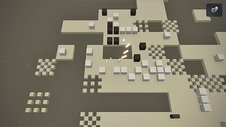 W następnych dwóch obszarach natraficie na labirynty zakładające niszczenie czarnych bloczków na potrzeby utorowania sobie drogi - NieR Automata: 10 Rozdział, Zakończenie B, Route B - solucja, opis przejścia - NieR Automata - poradnik do gry