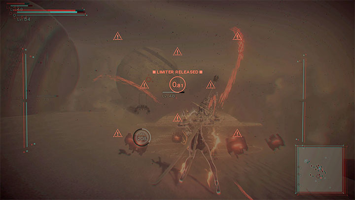 Do atakowania kul polecamy używać broni białej po to żeby szybciej pozbawiać je punktów energii - NieR Automata: 12 Rozdział, A2 - Route C,D - solucja, opis przejścia - NieR Automata - poradnik do gry