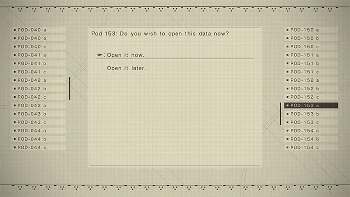 Gra zaproponuje wyświetlenie danych (Data Records) na temat Dovoli i Popoli pozwalających na pogłębienie wiedzy na temat przeszłości tych postaci - NieR Automata: 17 Rozdział, 9S i A2 - Route C, D - solucja, opis przejścia - NieR Automata - poradnik do gry