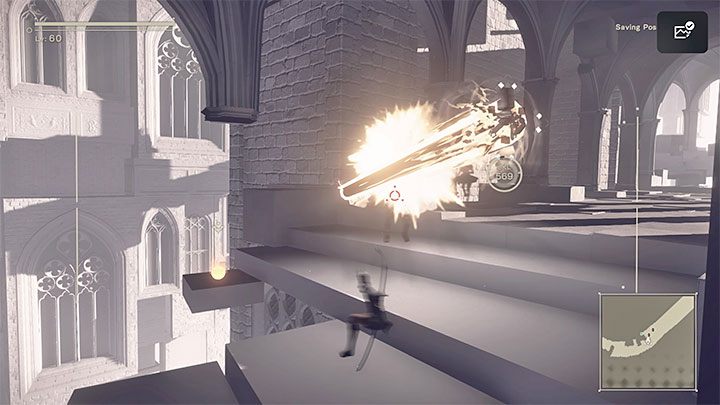 Trasa przeprawy przez Wieżę jest liniowa - NieR Automata: 17 Rozdział, 9S i A2 - Route C, D - solucja, opis przejścia - NieR Automata - poradnik do gry