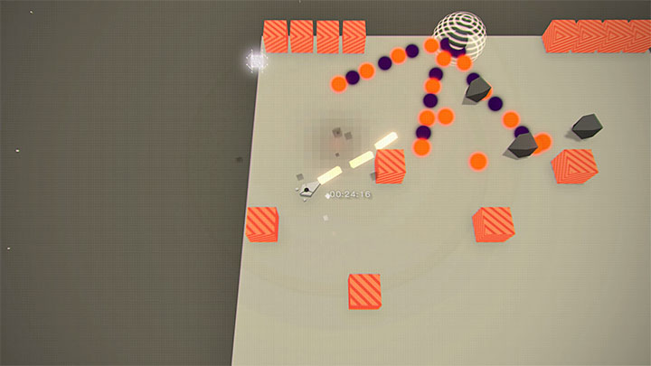 W trakcie zaliczania tej bitwy dozwolone jest korzystanie z hakowania, przy czym za każdem razem postarajcie się maksymalnie oddalić od kopii żeby procedura inicjowania hakowania nie została przerwana - NieR Automata: 17 Rozdział, 9S i A2 - Route C, D - solucja, opis przejścia - NieR Automata - poradnik do gry