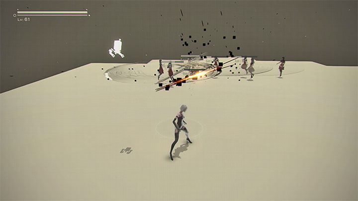 Docelowo doprowadzicie do sytuacji, w której projekcje zaczną wzajemnie ze sobą walczyć - NieR Automata: 17 Rozdział, 9S i A2 - Route C, D - solucja, opis przejścia - NieR Automata - poradnik do gry