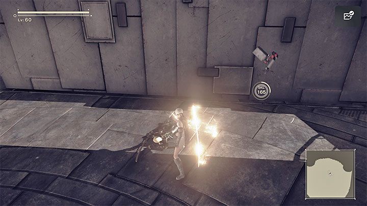 Do drugiej fazy pojedynku przystąpicie po zniszczeniu pierścieni - NieR Automata: 16 Rozdział, 9S i A2 - Route C,D - solucja, opis przejścia - NieR Automata - poradnik do gry