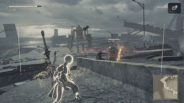 Złote maszyny to jedna z elitarnych i zarazem unikalnych kategorii przeciwników - NieR Automata: Złoci przeciwnicy - jak zabijać? - NieR Automata - poradnik do gry