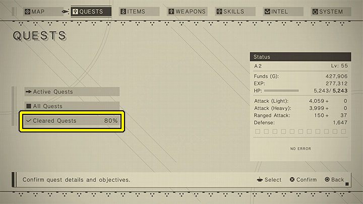 Rodzaj trofeum: srebrne - NieR Automata: Trofea/Osiągnięcia - NieR Automata - poradnik do gry
