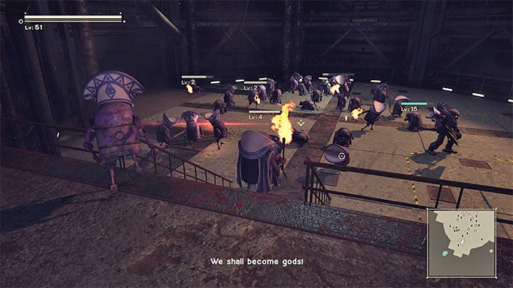 Dobrym sposobem na szybkie nabicie licznika eliminacji jest też wykorzystywanie tych questów i scen, które wymuszają sterowanie maszynami - NieR Automata: Trofea/Osiągnięcia - NieR Automata - poradnik do gry