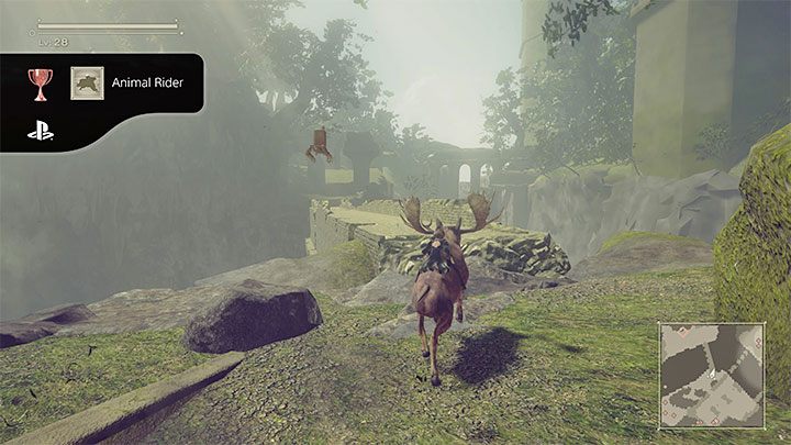 Dzikie zwierzęta pojawiają się w lokacjach City Ruins oraz Forest Zone i są to łosie (Moose) oraz dziki (Boar) - NieR Automata: Trofea/Osiągnięcia - NieR Automata - poradnik do gry