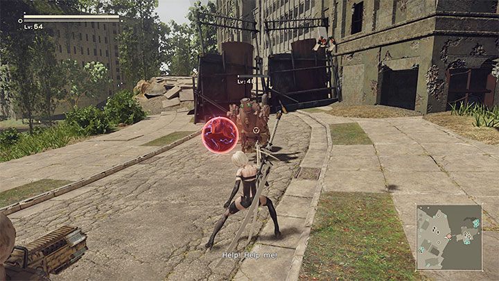 Rozdział rozpoczniecie na pustyni, czyli w miejscu, w którym w rozdziale 12 A2 walczyła z bossem Hegel - NieR Automata: 14 Rozdział, A2 - Route C,D - solucja, opis przejścia - NieR Automata - poradnik do gry