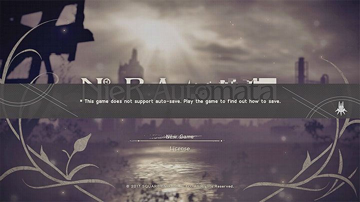 W NieR Automata nie ma automatycznego zapisywania stanu gry, tzn - NieR Automata: Stan gry - jak zapisywać? - NieR Automata - poradnik do gry