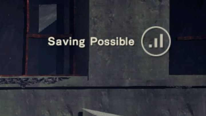 O możliwości zapisywania gry informuje komunikat wyświetlany w prawym górnym rogu ekranu - Saving Possible - NieR Automata: Stan gry - jak zapisywać? - NieR Automata - poradnik do gry