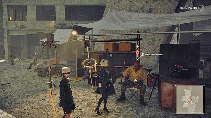 Zleceniodawca questu: Weapons Trader (Resistance Camp) - NieR Automata: Ruiny miasta - solucja, misje poboczne - NieR Automata - poradnik do gry