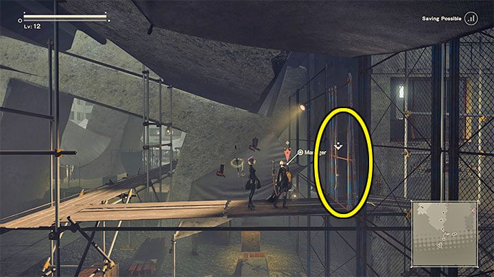 Opis questu: Pozostańcie w obozie ruchu oporu i udajcie się na jego tyły - kamera zmieni tam swoją pozycję i zacznie pokazywać akcję z boku - NieR Automata: Ruiny miasta - solucja, misje poboczne - NieR Automata - poradnik do gry