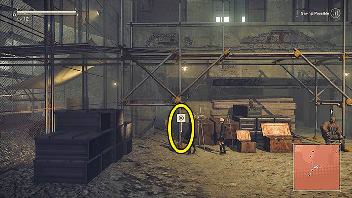 Po przejściu przez bramkę zacznijcie badać kolejny obszar kryjówki rebeliantów - NieR Automata: Ruiny miasta - solucja, misje poboczne - NieR Automata - poradnik do gry