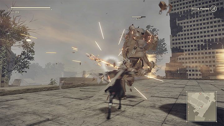 Opis questu Robo Dojo Black Belt: Musicie kontynuować grę aż ponownie w tym samym miejscu pojawi się ikona z pytajnikami - NieR Automata: Ruiny miasta - solucja, misje poboczne - NieR Automata - poradnik do gry