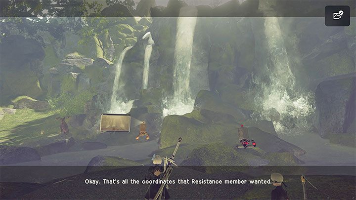3) Las (Forest Zone) - W tym przypadku jedynym utrudnieniem jest to, że musicie zaczekać co najmniej do rozdziału 6 żeby odblokować sobie dostęp do lasu - NieR Automata: Ruiny miasta - solucja, misje poboczne - NieR Automata - poradnik do gry