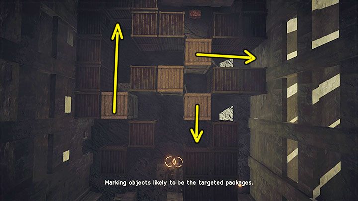 Dowiecie się o problemie z wyniesieniem paczki z magazynu i możecie zaoferować pomoc - NieR Automata: Ruiny miasta - solucja, misje poboczne - NieR Automata - poradnik do gry