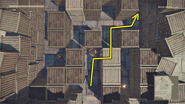Odkryjecie, że mężczyzna utknął w labiryncie i musicie do niego dotrzeć - NieR Automata: Ruiny miasta - solucja, misje poboczne - NieR Automata - poradnik do gry