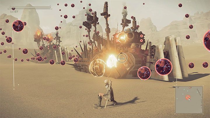 Ostatni obszar, który musicie odwiedzić w ramach tej misji, to pustynia (Desert Zone), a konkretnie jej największy fragment - NieR Automata: Ruiny miasta - solucja, misje poboczne - NieR Automata - poradnik do gry