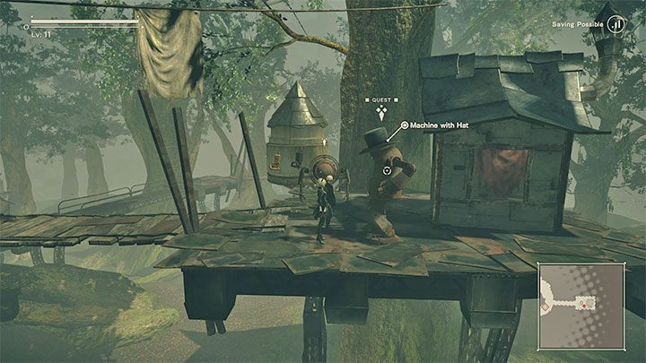 Zleceniodawca questu: Machine with Hat - Jean-Paul (Machine Village) - NieR Automata: Wioska maszyn - solucja, misje poboczne - NieR Automata - poradnik do gry