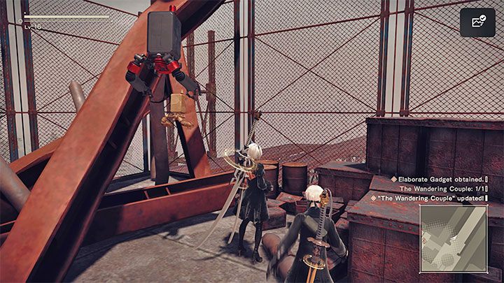 Opis questu: Początek zadania zakłada pozyskanie przedmiotu Elaborate Gadget i wiąże się to z konieczności ponownego odwiedzenia opuszczonej fabryki (Abandoned Factory) - NieR Automata: Wioska maszyn - solucja, misje poboczne - NieR Automata - poradnik do gry