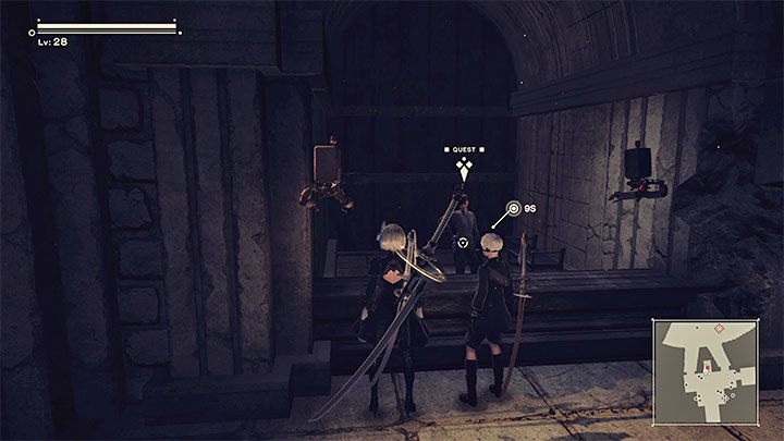 W podziemiach organizowane są walki na arenie, do których możecie po kolei przystępować - NieR Automata: Zalane Miasto - solucja, misje poboczne - NieR Automata - poradnik do gry