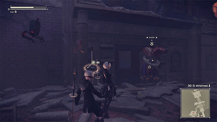 Shopkeeper Machine to maszyna pojawiająca się w parku rozrywki począwszy od pierwszej wizyty w rozdziale 4 - NieR Automata: Lista handlarzy - NieR Automata - poradnik do gry