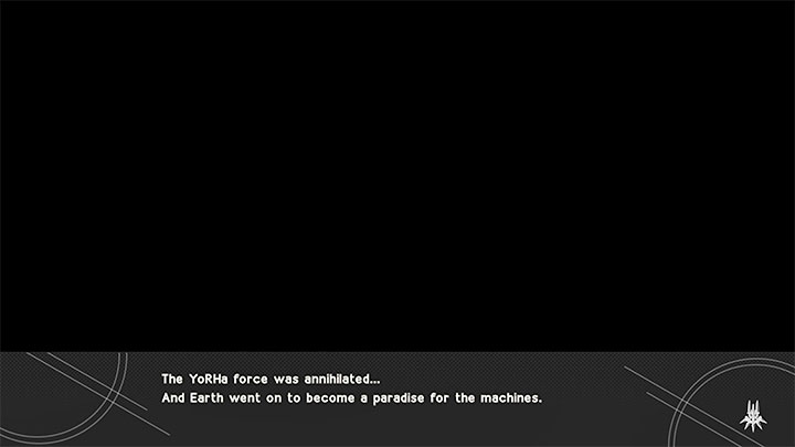 Kolejnych 20 zakończeń to drobne zakończenia, które możecie odblokowywać na bieżąco w trakcie przechodzenia gry - NieR Automata: Lista zakończeń - NieR Automata - poradnik do gry