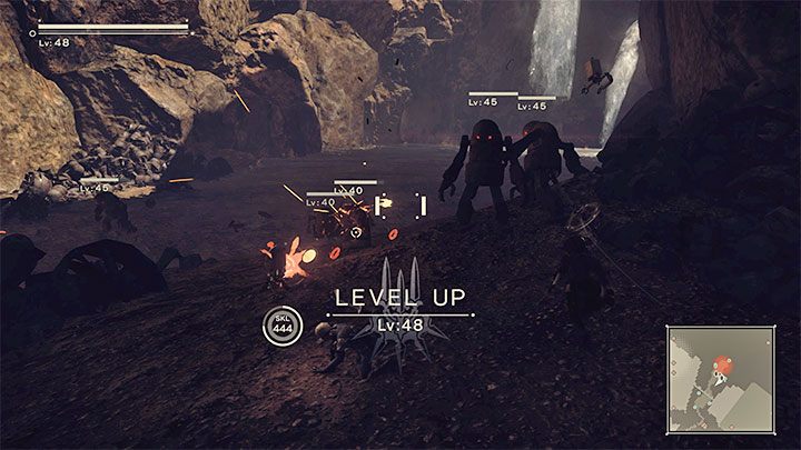 W grze położony jest duży akcent na awansowanie na kolejne poziomy doświadczenia - NieR Automata: Rozwój postaci i podów - NieR Automata - poradnik do gry