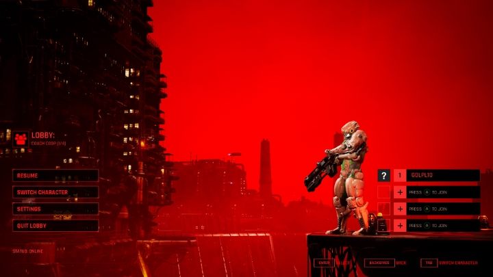 Zabawa w trybie coop jest możliwa lokalnie (przy jednym urządzeniu) lub online - The Ascent: Tryb coop - jak wygląda? - The Ascent - poradnik do gry