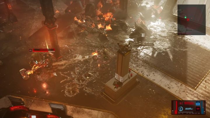 Najlepszy sposobem na bossa jest ciągłe poruszanie się - The Ascent: 438 Hung - boss, jak pokonać? - The Ascent - poradnik do gry