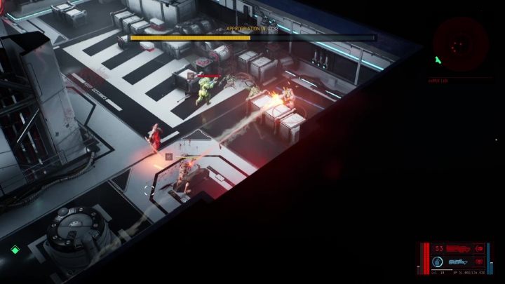 Celine nie pojawia się od razu po uruchomieniu licznika - boss przybędzie do lokacji po około minucie - The Ascent: Celine - boss, jak pokonać? - The Ascent - poradnik do gry