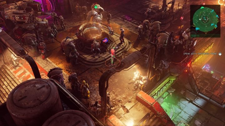 Minimapa pokazuje wiele cennych informacji. - The Ascent: Porady na start - The Ascent - poradnik do gry