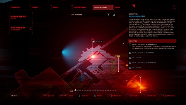 W celu skorzystania z szybkiej podróży przy pomocy metra, musisz odnaleźć na mapie punkty oznaczony ikoną z literą M - The Ascent: Szybka podróż - czy jest? - The Ascent - poradnik do gry