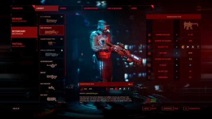 Kolejną dobrą bronią dla początkujących jest EBR Egzekutor (EBR Enforcer), czyli karabin zadający obrażenia energetyczne - The Ascent: Broń - która najlepsza? - The Ascent - poradnik do gry