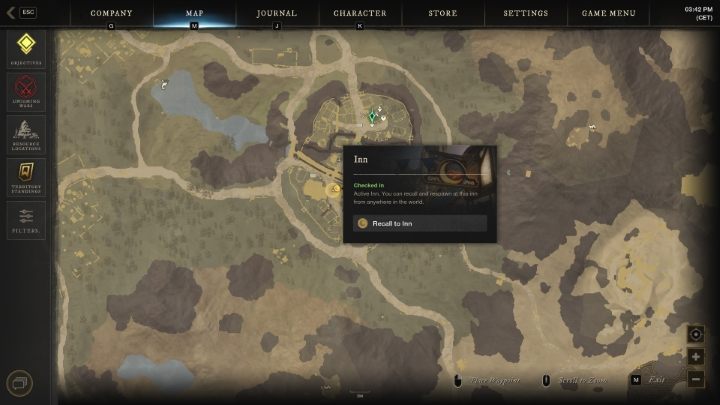 Od teraz możecie się za darmo teleportować do danej gospody raz na godzinę z dowolnego miejsca w świecie gry - New World: Szybka podróż - jak działa? - New World - poradnik do gry