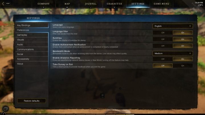 Zmiana języka New World jest bardzo prosta i odbywa się bezpośrednio w ustawieniach gry - New World: Język gry - jak zmienić? - New World - poradnik do gry
