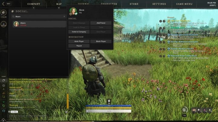 Na liście zaczną pojawiać się gracze pasujący do wpisywanej przez Was frazy - New World: Znajomi - jak dodać? - New World - poradnik do gry