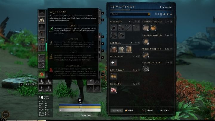 Elementy pancerza w New World podzielono na trzy kategorie: lekkie, średnie i ciężkie - New World: Porady na start - New World - poradnik do gry