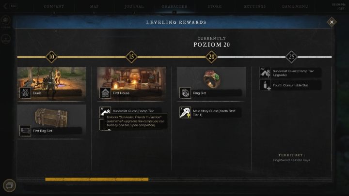 Ulepszanie obozu w New World odblokowuje dostęp do craftingu lepszych przedmiotów (a konkretnie jedzenia i eliksirów wyższego poziomu) - New World: Obóz - New World - poradnik do gry