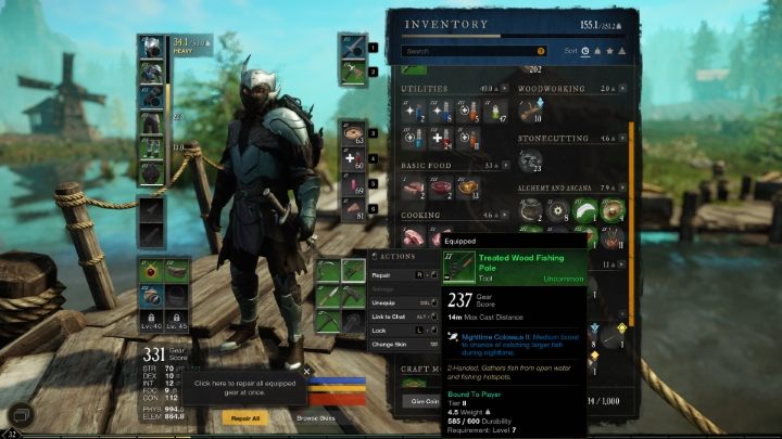 Podobnie jak narzędzia innych profesji zbieractwa, wędki w New World dzielą się na 5 klas - New World: Rybołówstwo - zbieranie (gathering) - New World - poradnik do gry