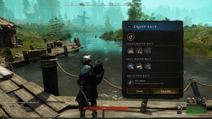 Używanie przynęty nie jest wymagane do łowienia ryb w New World, ale zapewnia przydatne premie - New World: Rybołówstwo - zbieranie (gathering) - New World - poradnik do gry