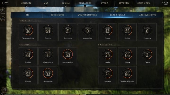 Nie da się jednoznacznie stwierdzić, które Profesje w New World są najlepsze, bo tak naprawdę konieczne jest używanie wszystkich z nich - New World: Profesje - New World - poradnik do gry