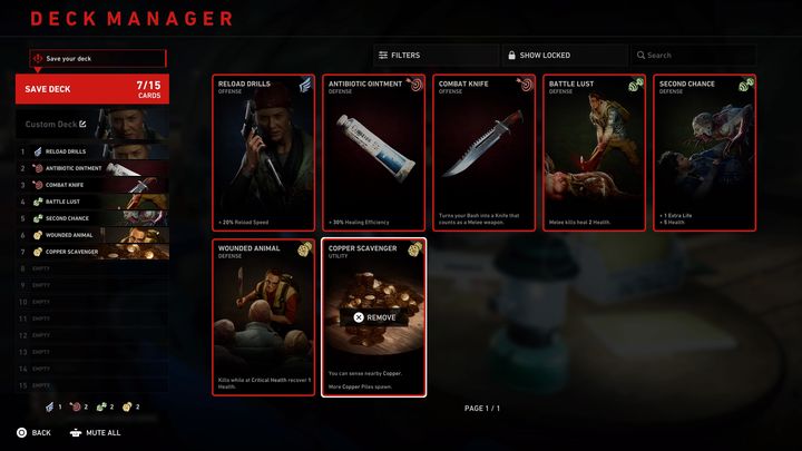 Deck może zawierać maksymalnie 15 kart - Back 4 Blood: Porady na start - Back 4 Blood - poradnik do gry