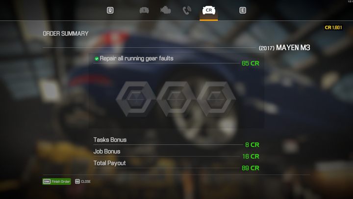 Większość zleceń pobocznych z niewielką ilością części do wymiany (jedna, dwie) lub uzupełnieniem płynów przynosi bardzo mały, prawie niezauważalny dochód i liczbę punktów doświadczenia - Car Mechanic Simulator 2021: Porady na start - Car Mechanic Simulator 2021 - poradnik do gry