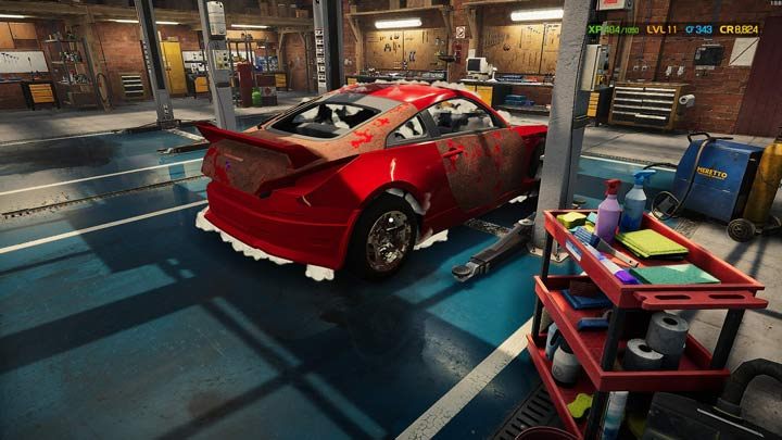 Pozostało już tylko wyczyścić wnętrze - Pieniądze - jak szybko zarabiać? - Car Mechanic Simulator 2021 - poradnik do gry